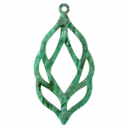 Resin pendants Multicolor Green