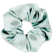 Scrunchie silky hair tie Allure Blue
