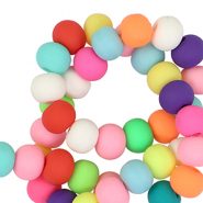 Polymer beads 6mm Multicolour