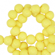 Polymer beads 6mm Yellow