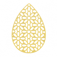 Stainless steel charms bohemian drop Gold