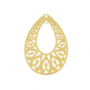 Stainless steel charms bohemian drop Gold