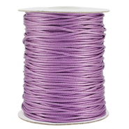 Macramé bead cord braided 1.5mm Sheer Lilac