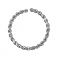 Stainless steel findings jump ring Silver
