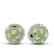 Bohemian beads Green-strass