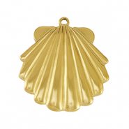 Stainless steel charms shell Gold