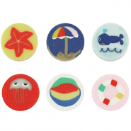 Polymer beads beach Multicolour