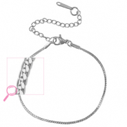 Stainless steel bracelets Silver