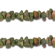 Chipstone beads Unakite Pink-Green