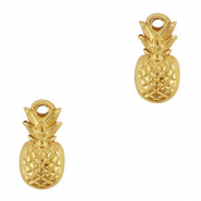 Stainless steel charms pineapple Gold