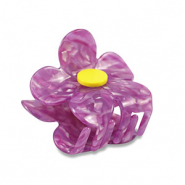 Hair accessories hair claw flower Purple