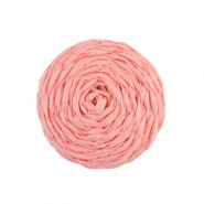 Raffia pendants 25mm Light Pink