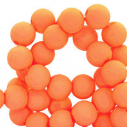 8 mm acrylic beads Orange