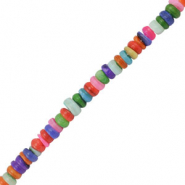 Shell beads disc Multicolor