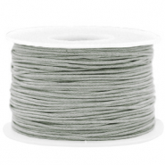 Waxed cord 1mm Grey