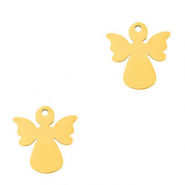 Stainless steel charms angel Gold