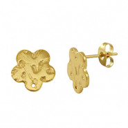 Stainless steel earrings / earpin Gold