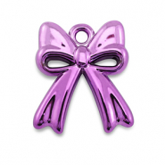 Acrylic charms bow Purple