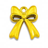 Acrylic charms bow Golden Yellow