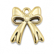 Acrylic charms bow Gold