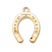 Metal charms horseshoe Gold