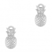 Stainless steel charms pineapple Silver