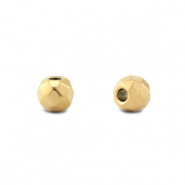 Stainless steel beads 6mm Gold