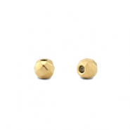 Stainless steel beads 4mm Gold