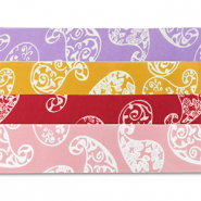 Bandana mix of 4 PPurple-Ochre Yellow-Red-Light Pink