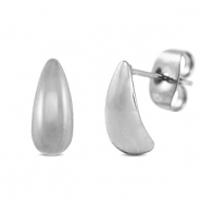 Stainless steel earrings / earpin Silver