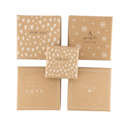 Jewellery (gift) boxes mix Brown