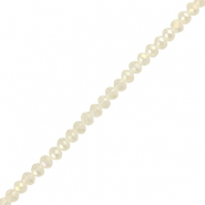 Top faceted beads 4x3mm disc Transparent