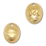 BY31® Stainless steel charm angelnumbers 444 / protection Gold