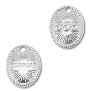 BY31® Stainless steel charm angelnumbers 333 / support Silver