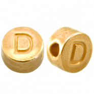 DQ European metal letterbead D Gold (nickel free)