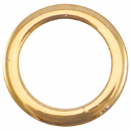 DQ European metal ring 18mm Gold (nickel free)