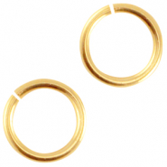 DQ European metal jump ring 4.5mm Gold (nickel free)