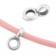 DQ European metal charms with loop Ø2.2mm Antique Silver (nickel free)