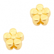 DQ European metal beads flower 4mm Gold (nickel free)