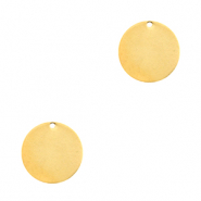 Designer Quality metal for ImpressArt charm 10mm Gold (Nickel free)