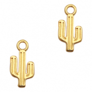 DQ European metal charms cactus Gold (nickel free)