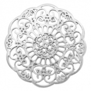 DQ European metal charms connector Bohemian Antique Silver (nickel free)