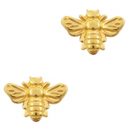 DQ European metal beads bee Gold (nickel free)