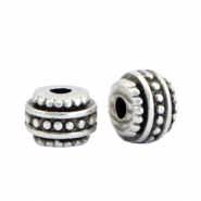 DQ European metal beads deco Antique Silver (nickel free)