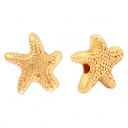 DQ European metal beads starfish Gold (nickel free)