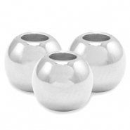 DQ European metal beads 3mm Antique Silver (nickel free)