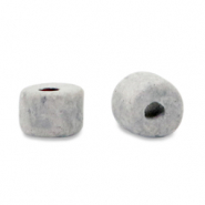 DQ greek ceramic beads 5mm Grey