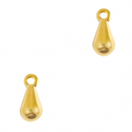 DQ European metal charms drop Gold (nickel free)