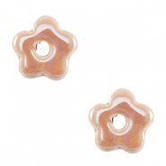 DQ greek ceramic beads flower Blush Pink