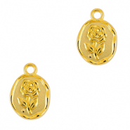 DQ European metal charms rose Gold (nickel free)